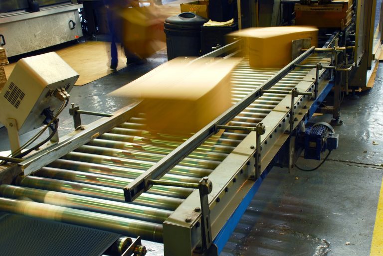 Geleaste Verpackungsmaschine
